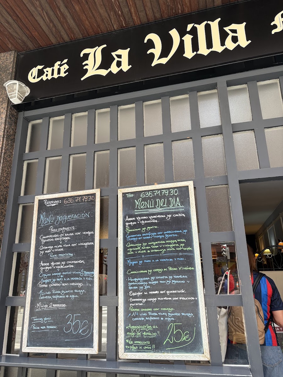 Cafe la villa, Photo Menu 2