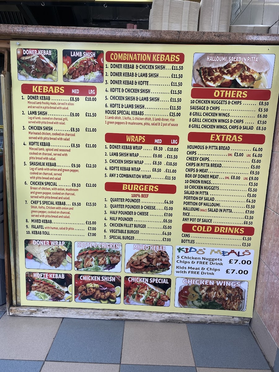 Kebab House Photo Menu 1