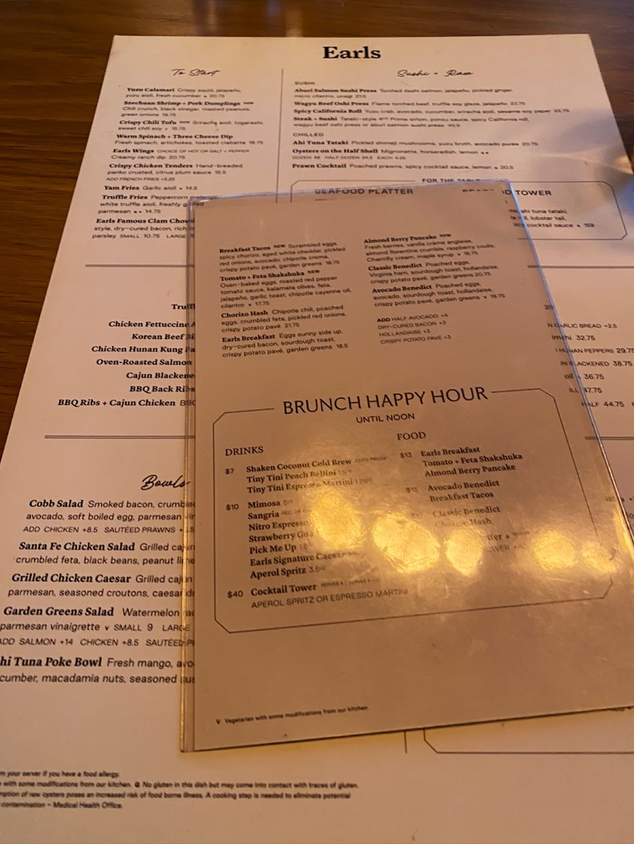 Earls Kitchen + Bar Photo Menu 5