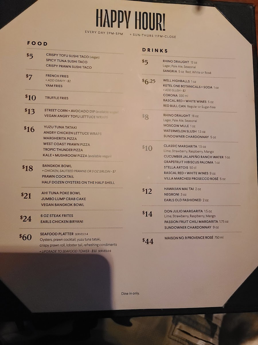 Earls Kitchen + Bar Photo Menu 7
