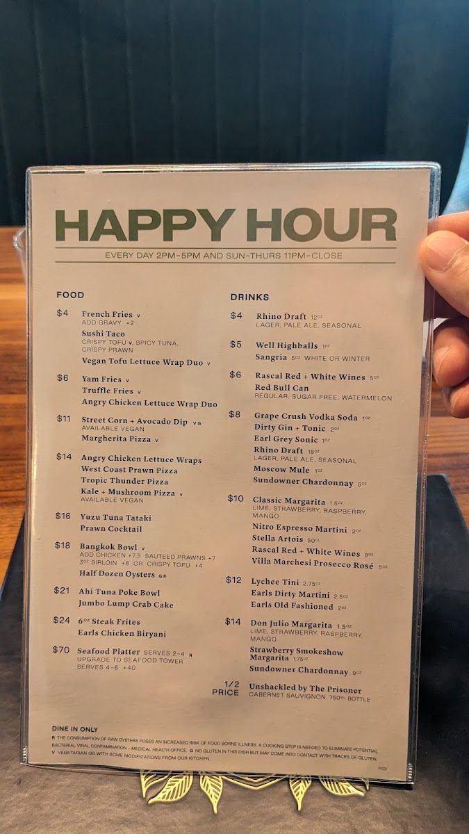 Earls Kitchen + Bar Photo Menu 8