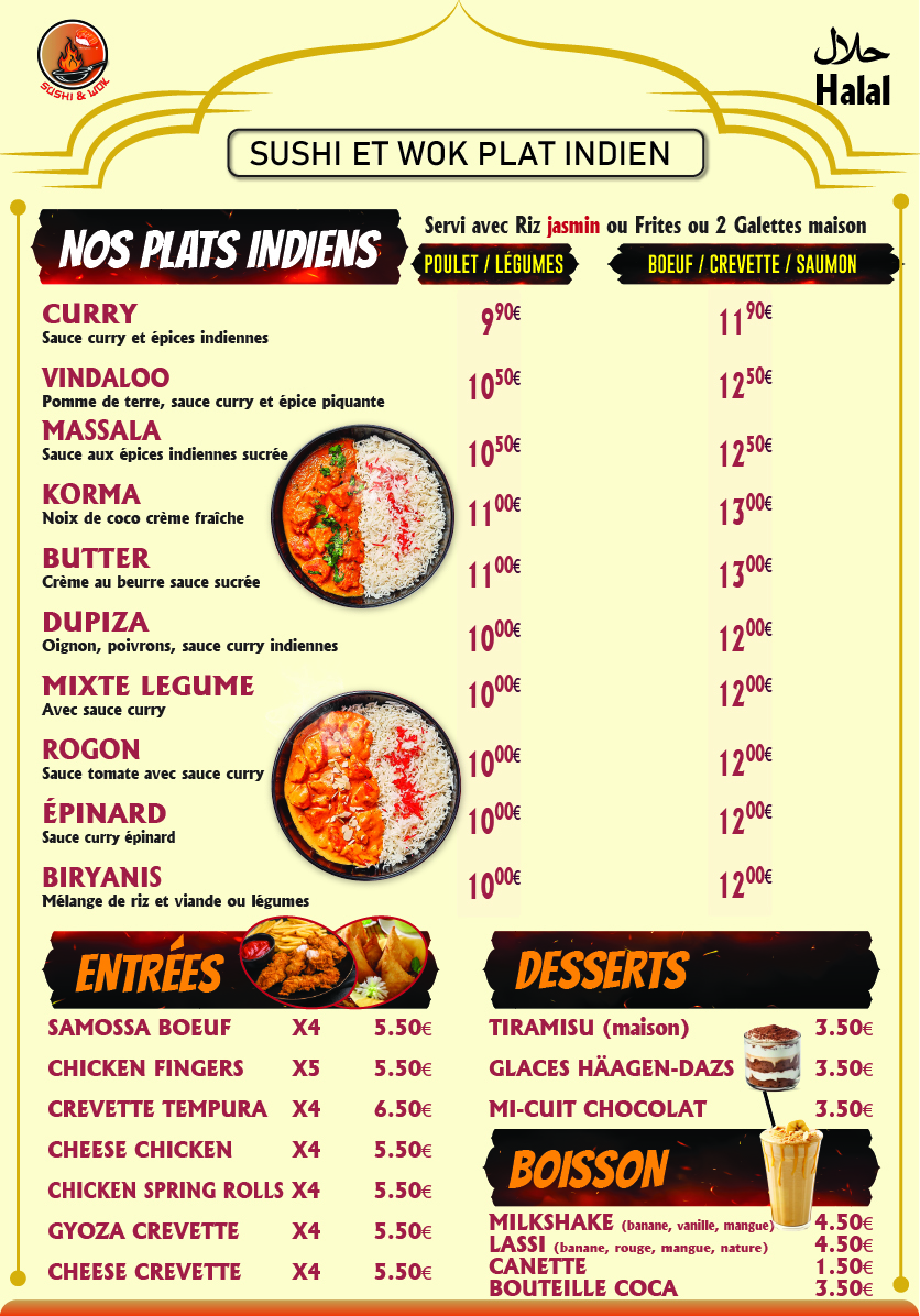 Sushi & wok Photo Menu 3