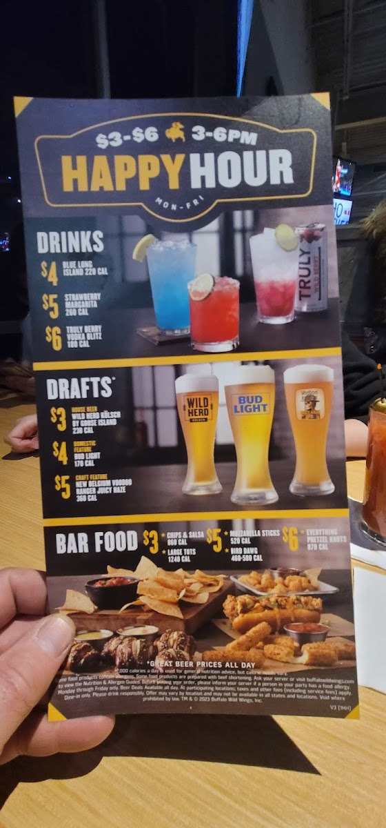 Buffalo Wild Wings Photo Menu 3