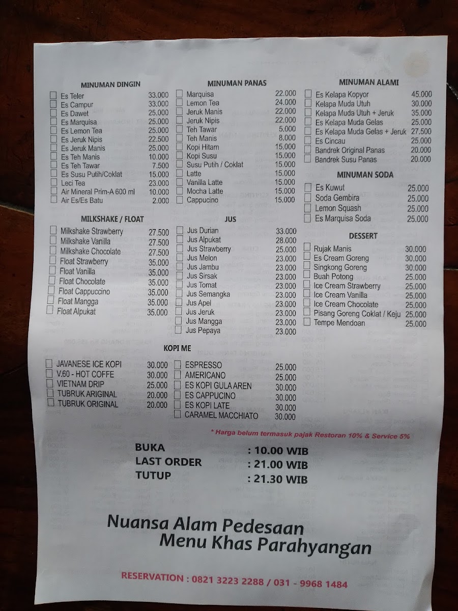 Gubug Makan Mang Engking Photo Menu 2