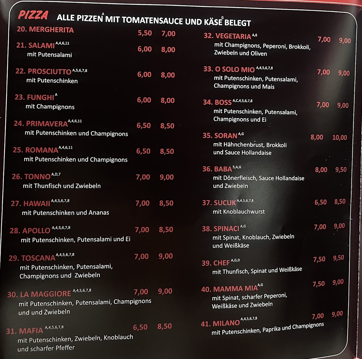 Baba- Döner Photo Menu 1