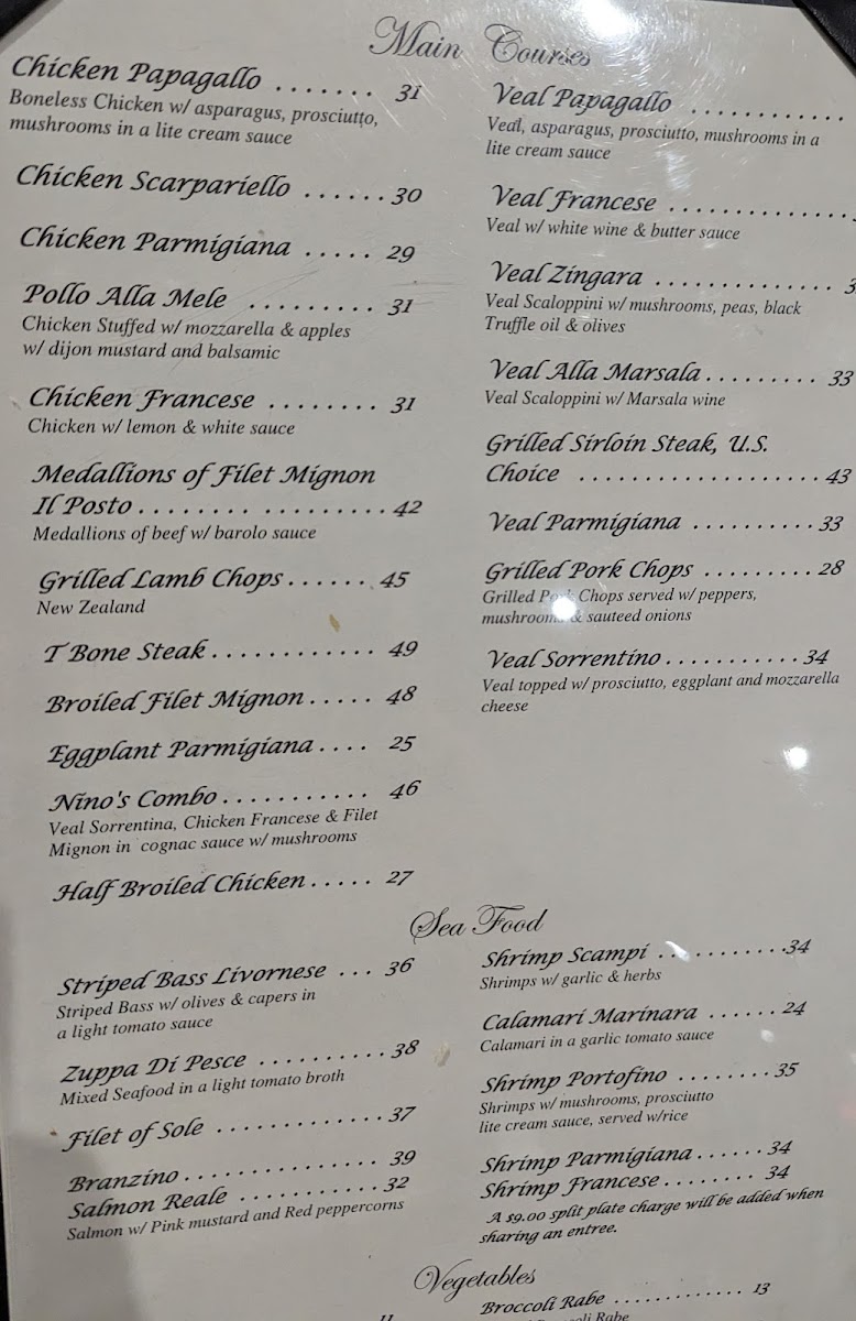 Il Posto Photo Menu 5