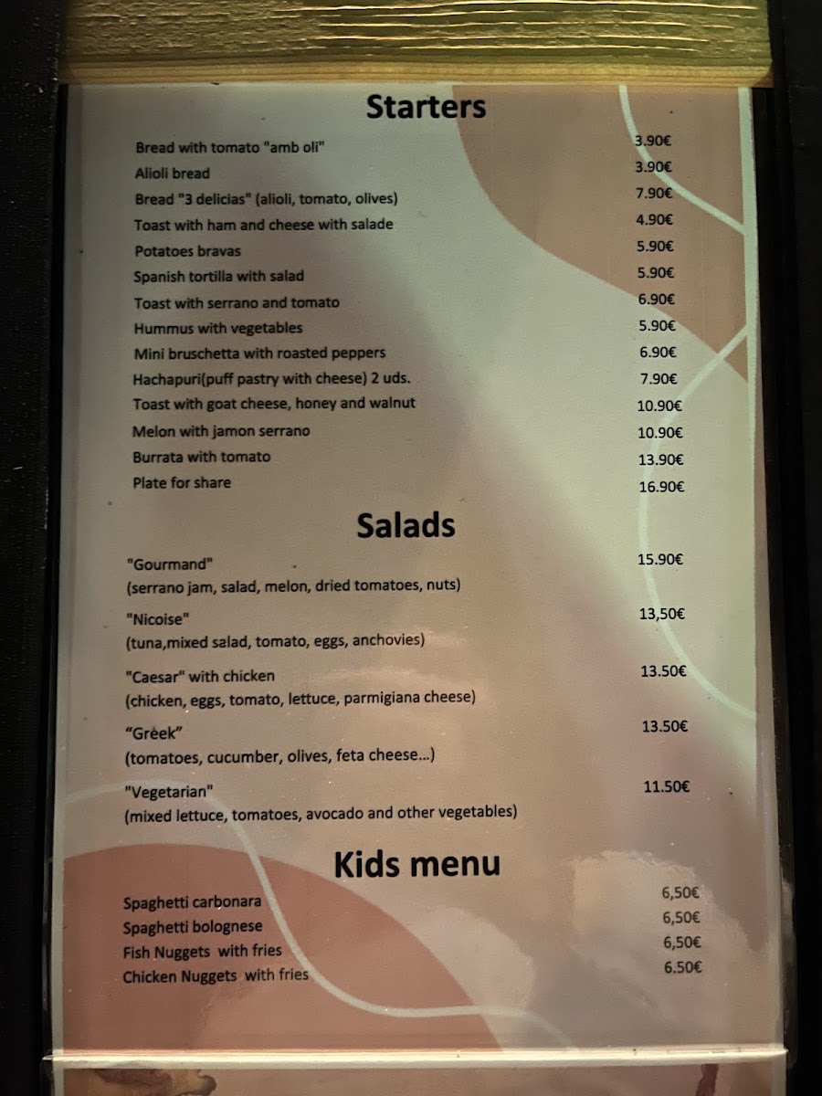 Le Gourmand Photo Menu 1