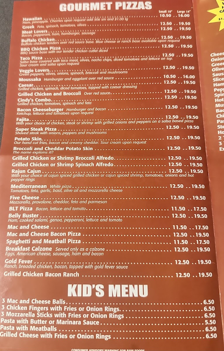 Riverside Pizza Photo Menu 4