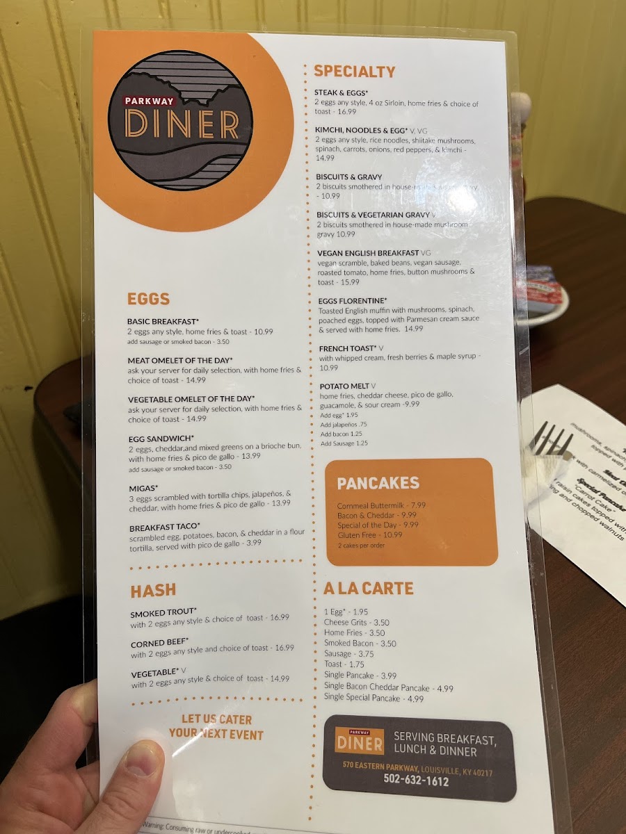 Parkway Diner Photo Menu 9
