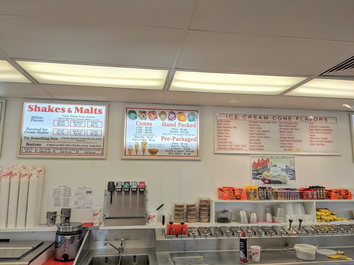 Whitey's Ice Cream Photo Menu 3