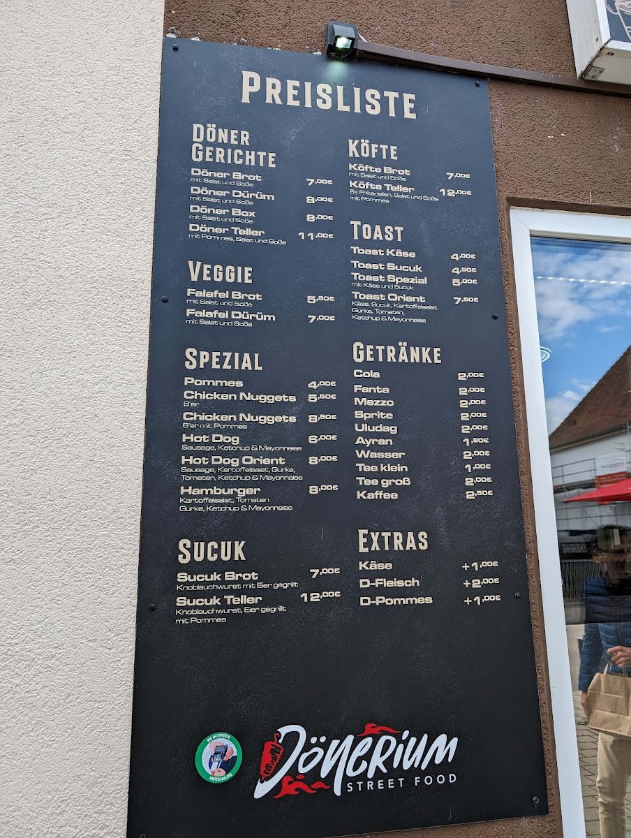 Berlin Döner Photo Menu 1