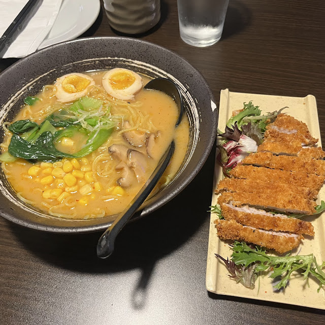 Spicy Pork Katsu Ramen Choice of Level 1 Hot or Level 2 Fire