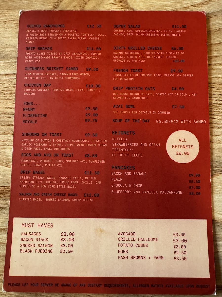Drip Photo Menu 8