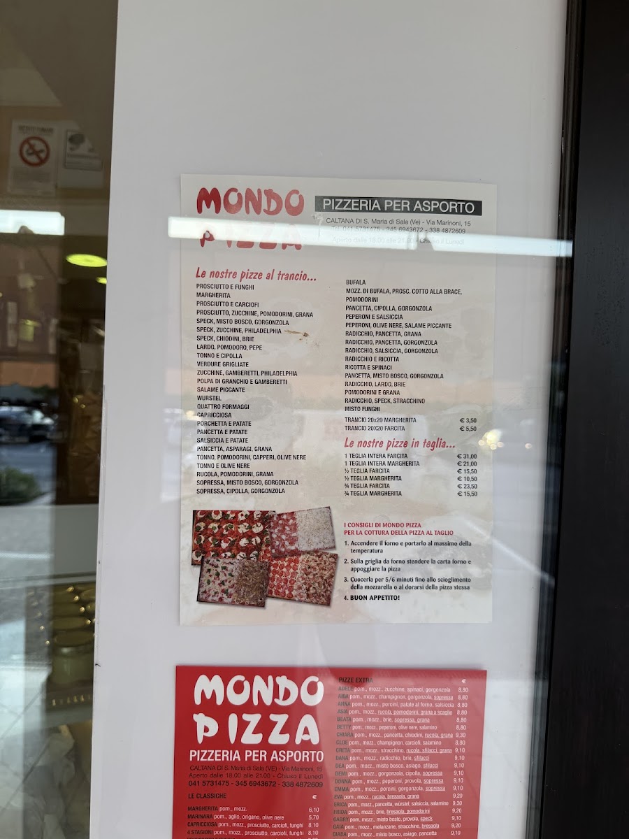Mondo Pizza Photo Menu 1