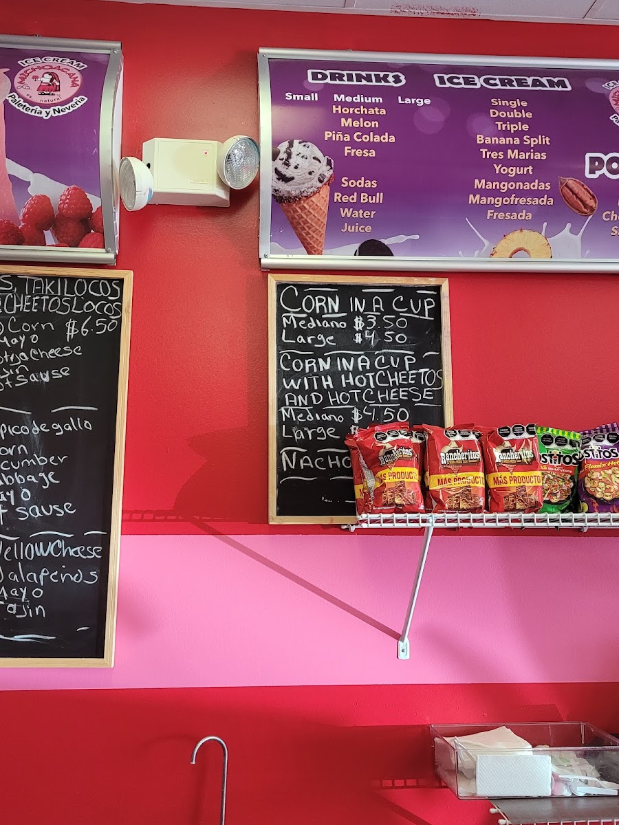 la Michoacana Photo Menu 2
