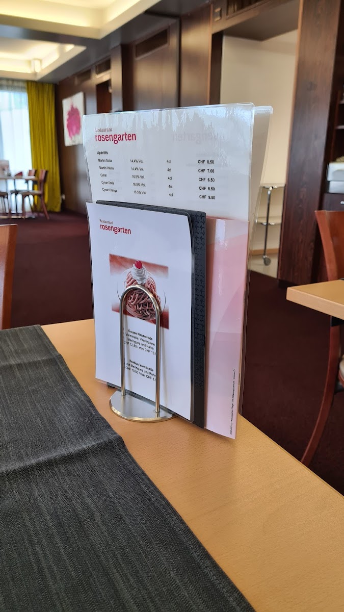 Restaurant Rosengarten Photo Menu 1