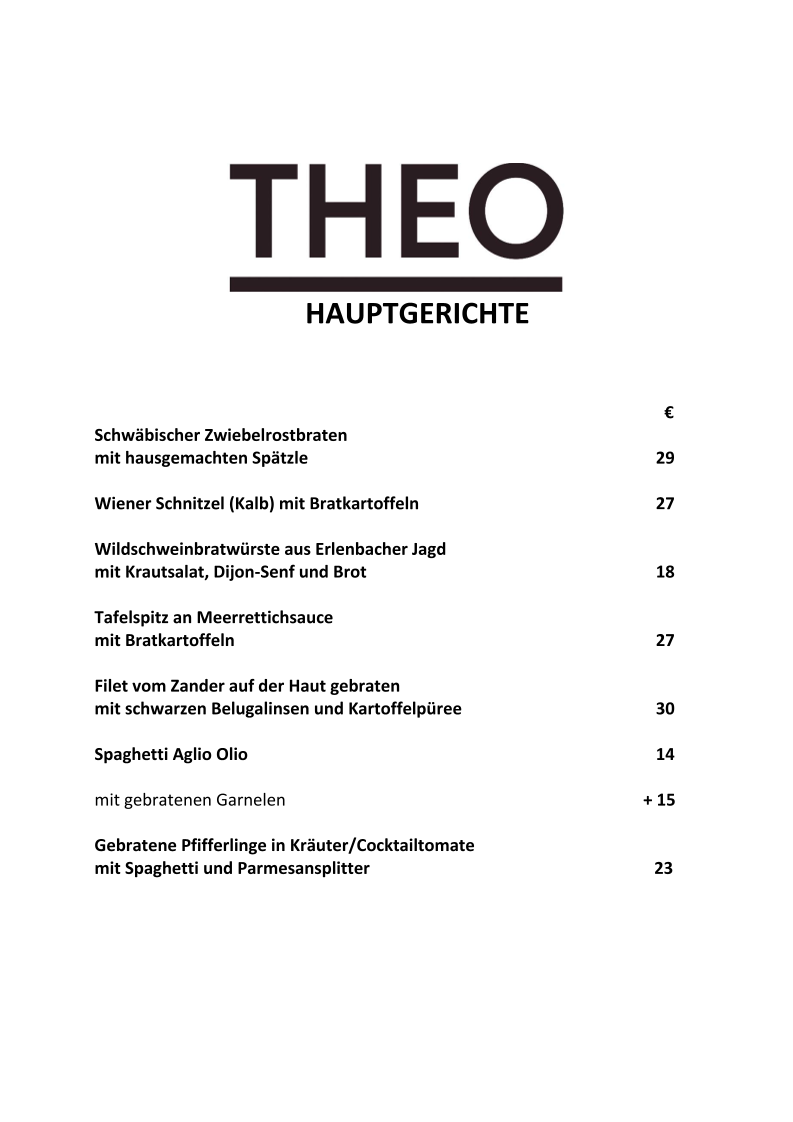 THEO Photo Menu 2