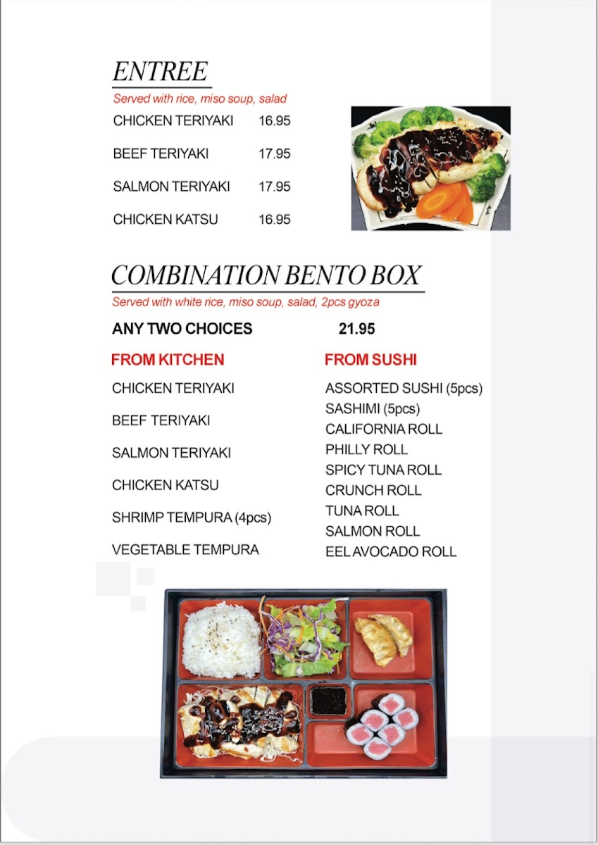 Kyo Sushi Photo Menu 5