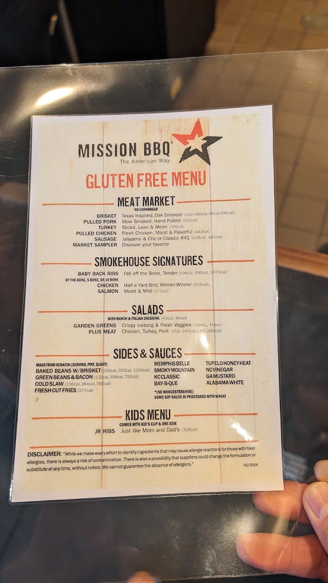 MISSION BBQ Photo Menu 2