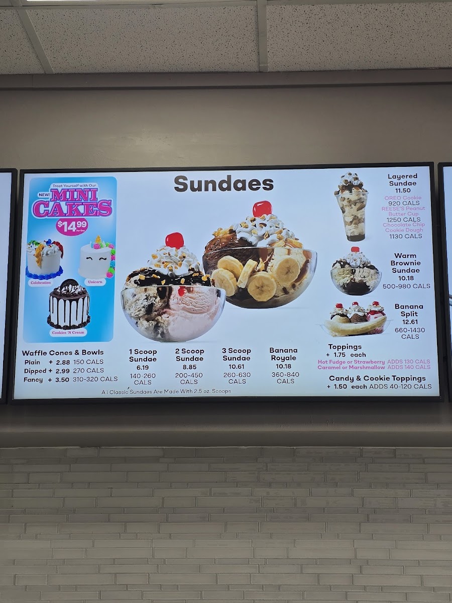 Baskin Robbins Photo Menu 1