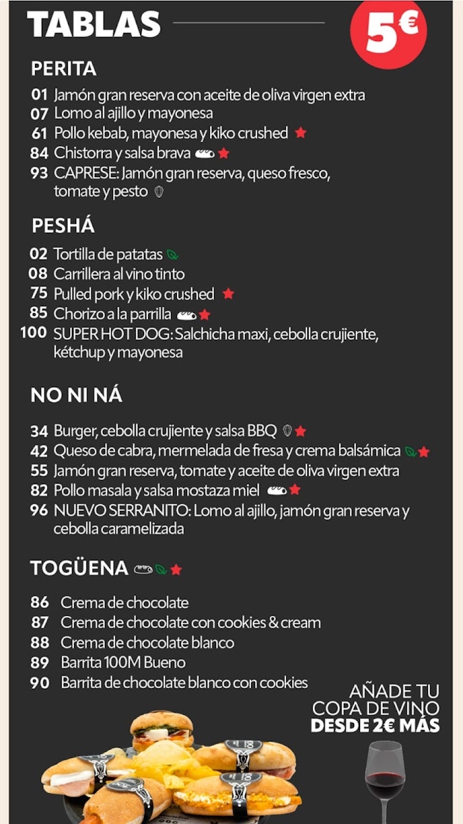 100 Montaditos Photo Menu 1