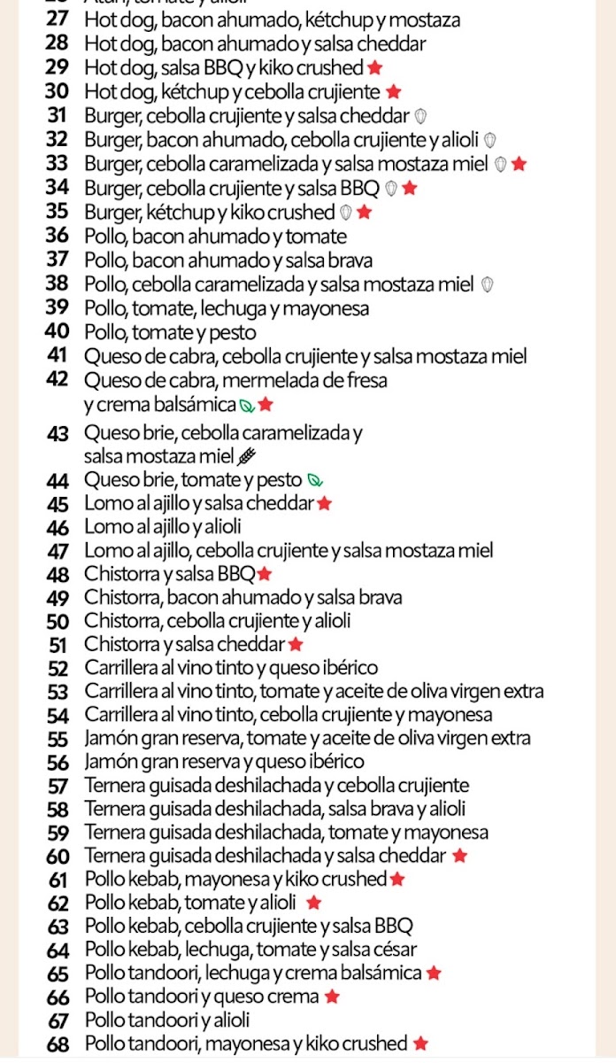 100 Montaditos Photo Menu 4