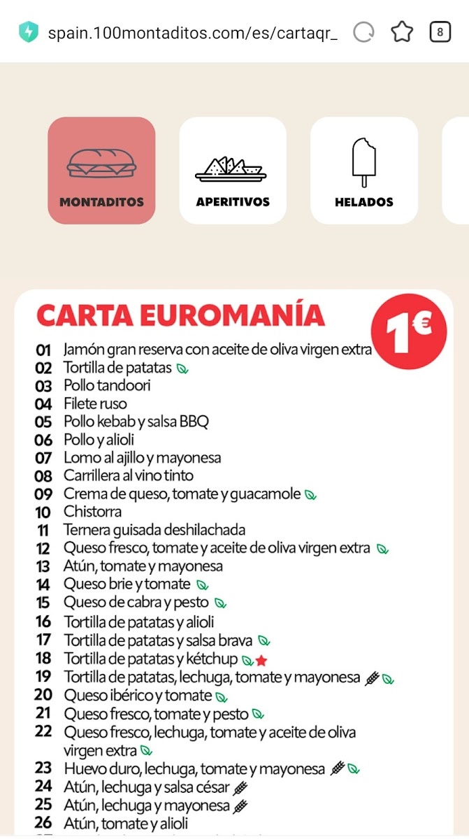 100 Montaditos Photo Menu 7