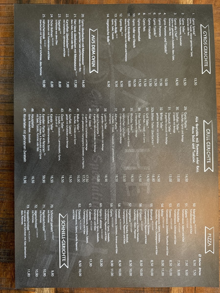 Athen Photo Menu 1
