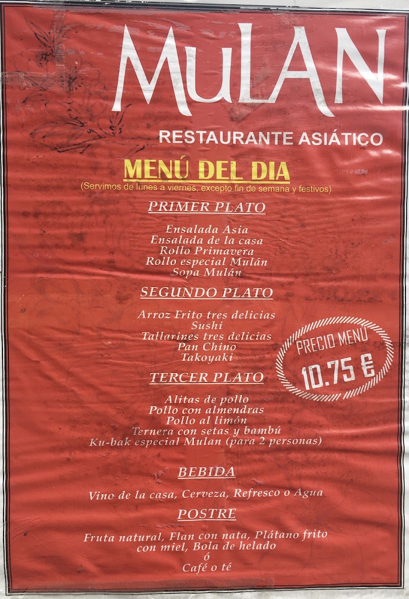 Restaurante Mulan Photo Menu 2