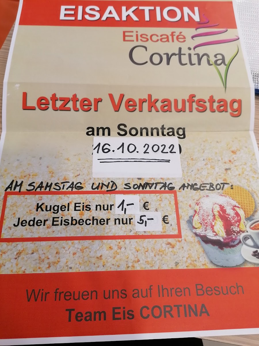Eiscafé Cortina Photo Menu 3