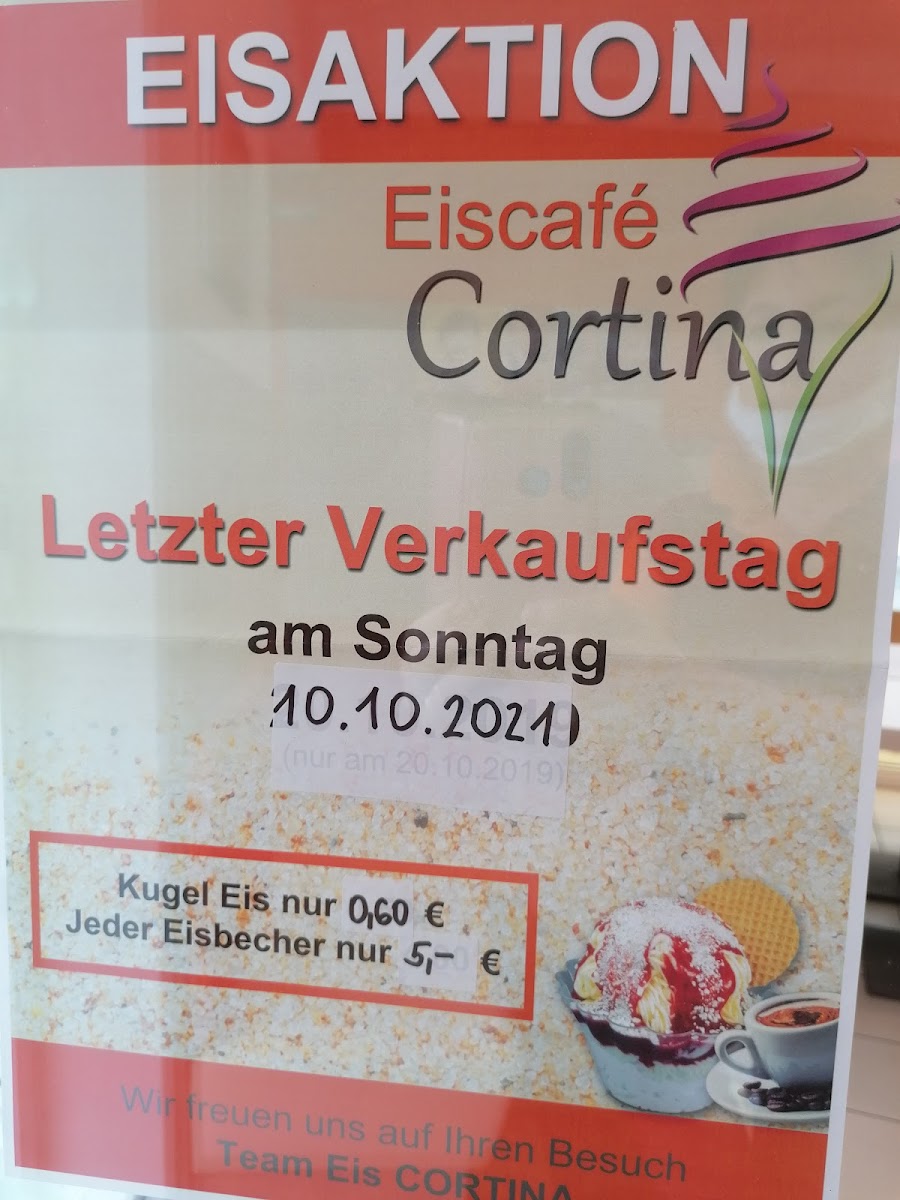Eiscafé Cortina Photo Menu 5