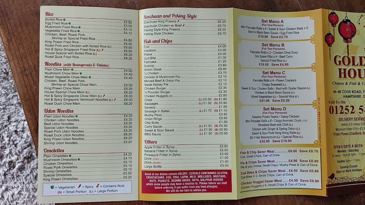 Golden House Photo Menu 7