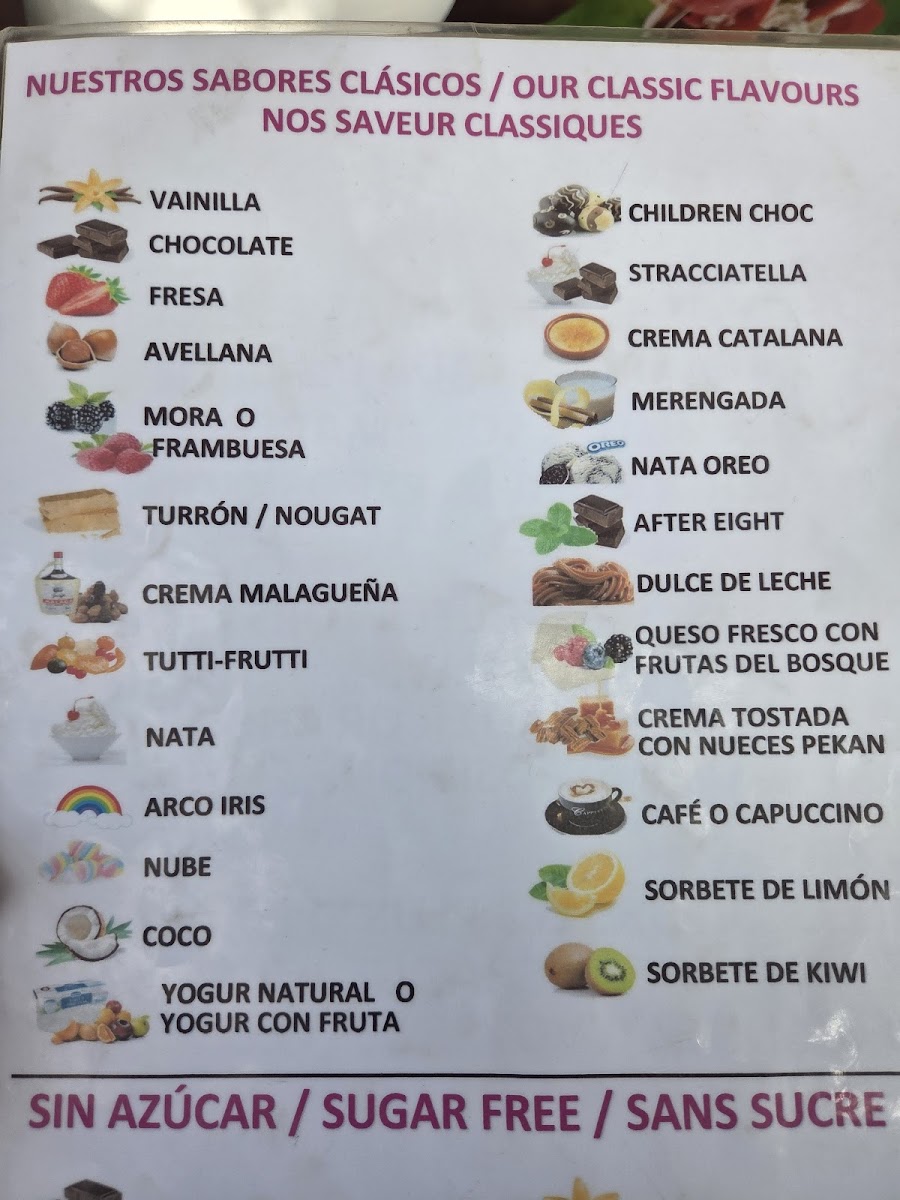 La Ibense Photo Menu 1