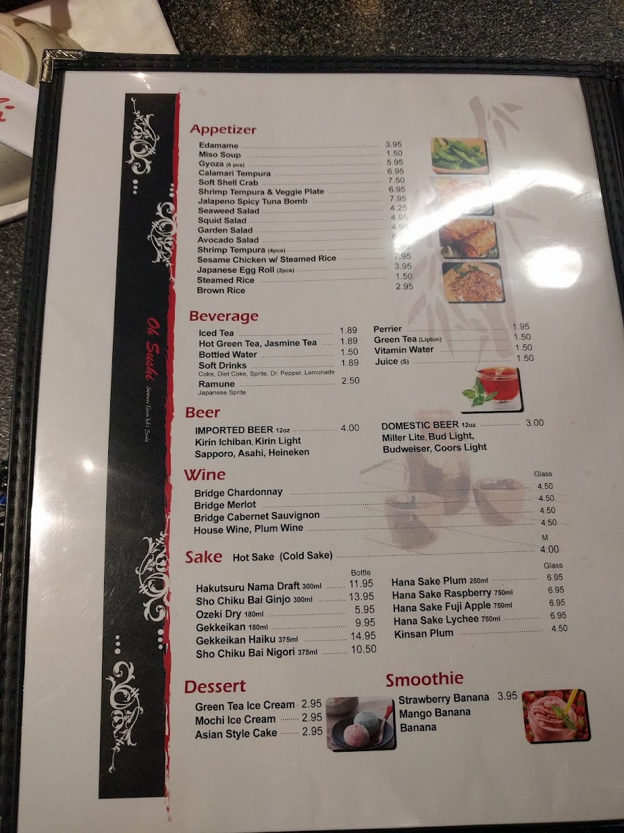 OH! Sushi Photo Menu 4