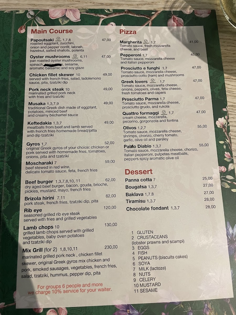 Olivos Restaurant Photo Menu 1