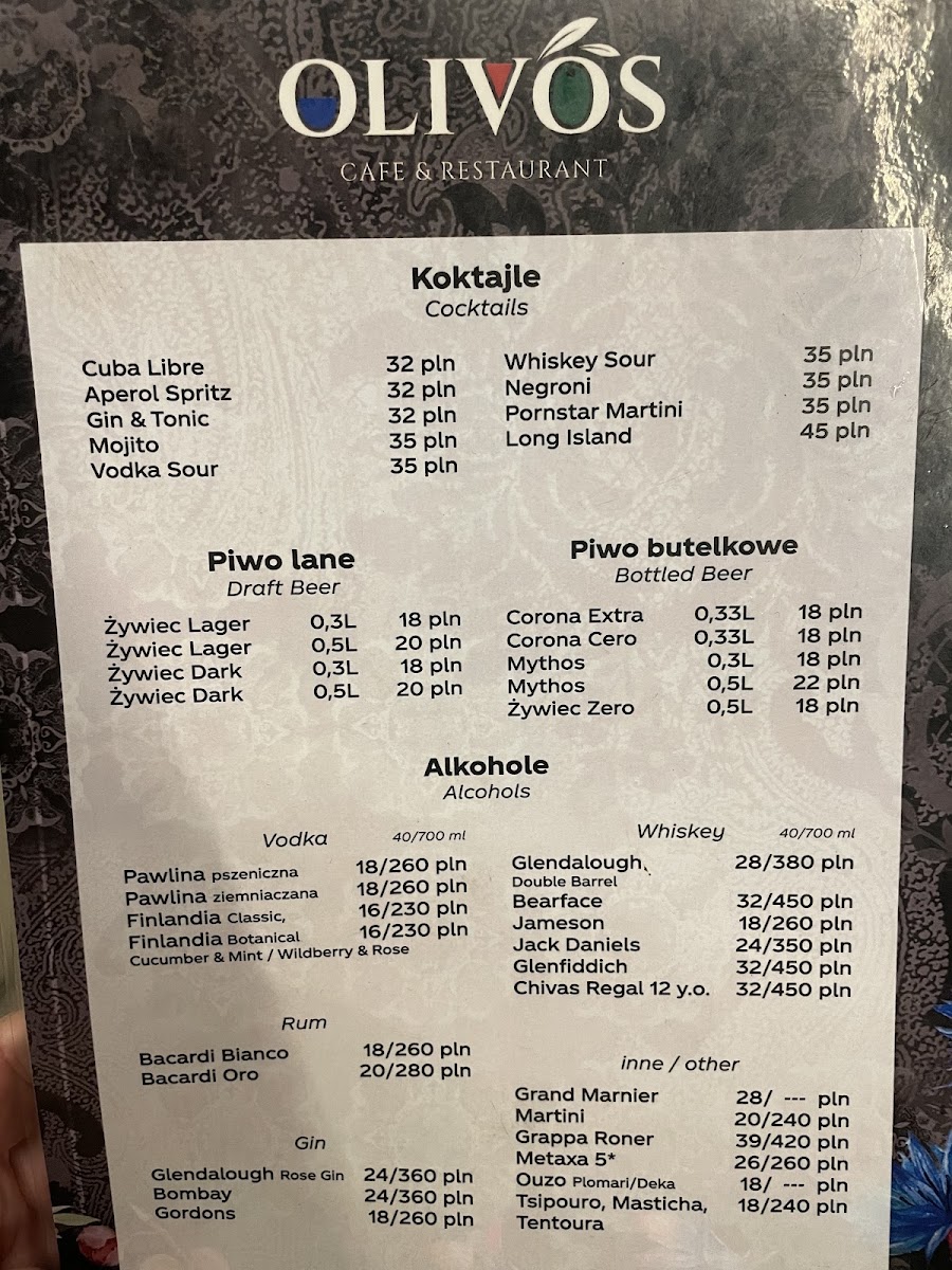Olivos Restaurant Photo Menu 2