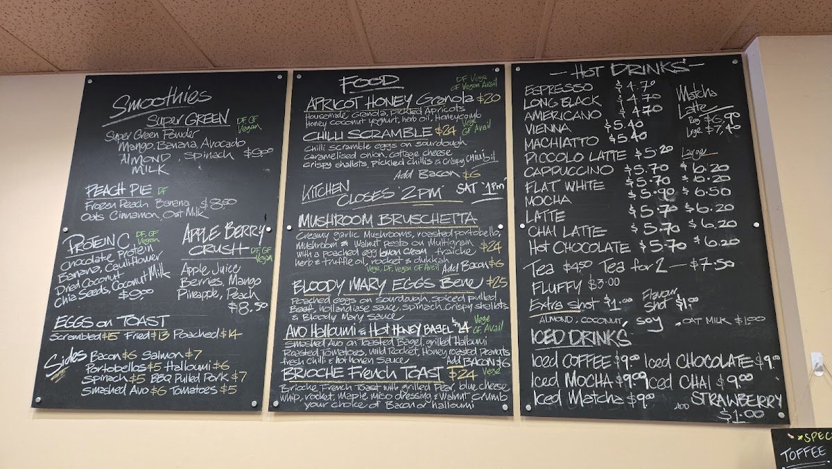 The Hideaway Photo Menu 1