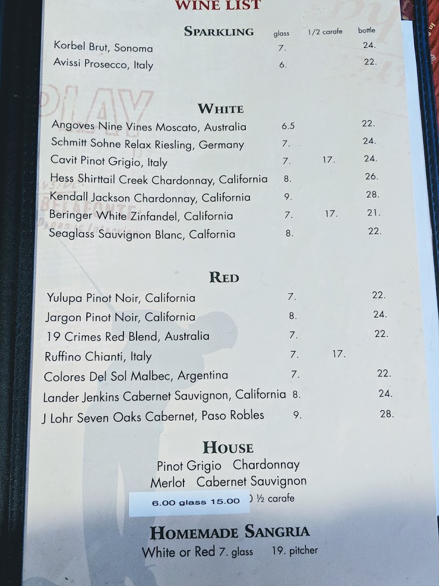 Mulligan's Bar & Restaurant Photo Menu 3