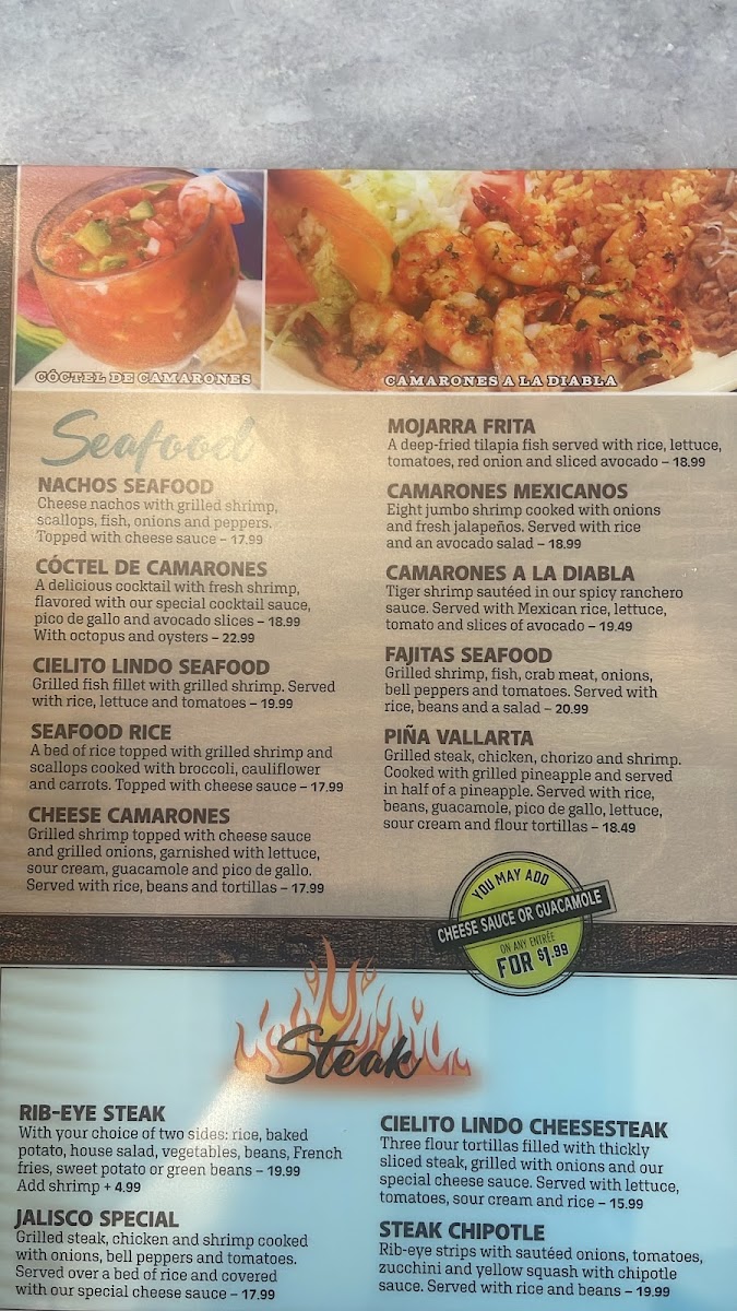 Cielito Lindo Photo Menu 1