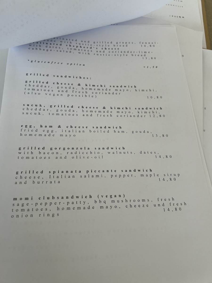 MOMI Photo Menu 1