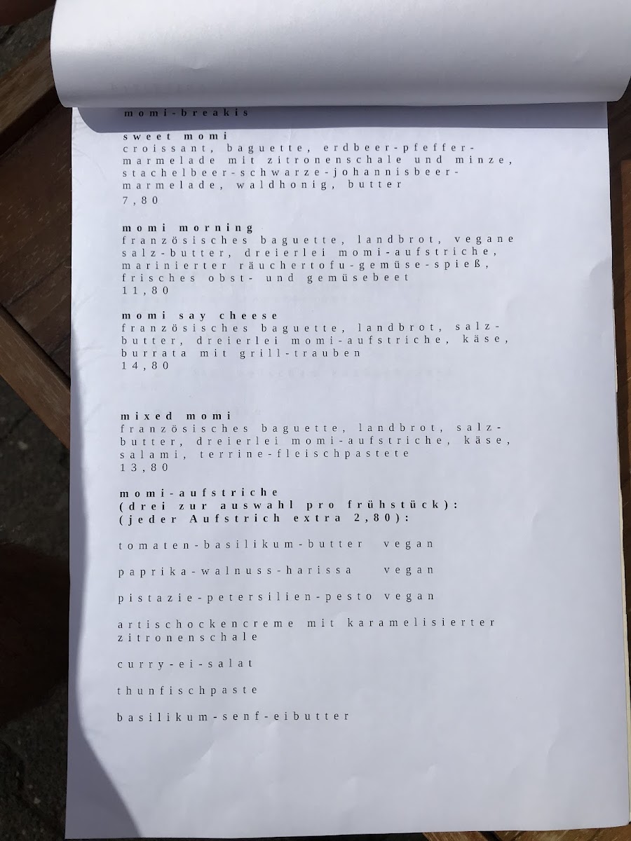 MOMI Photo Menu 6