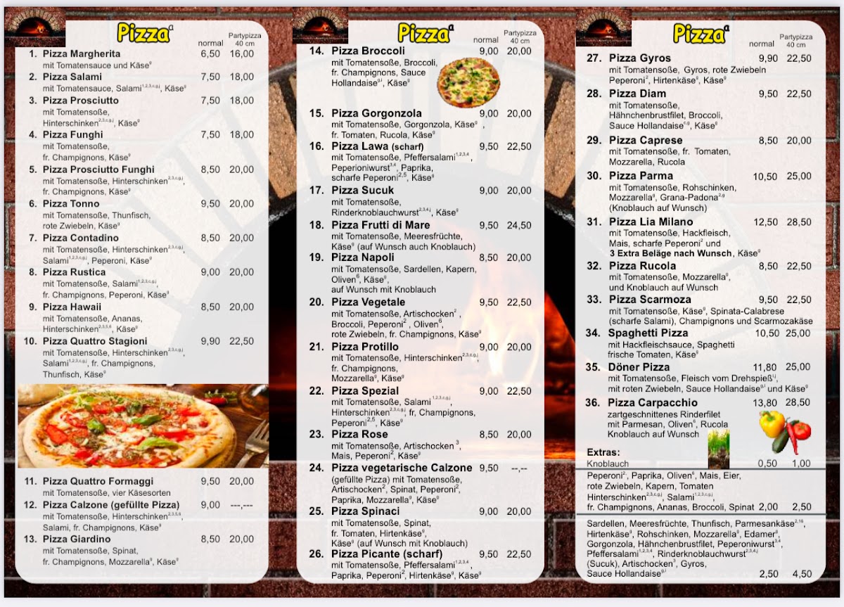 Pizzeria Milano Photo Menu 1