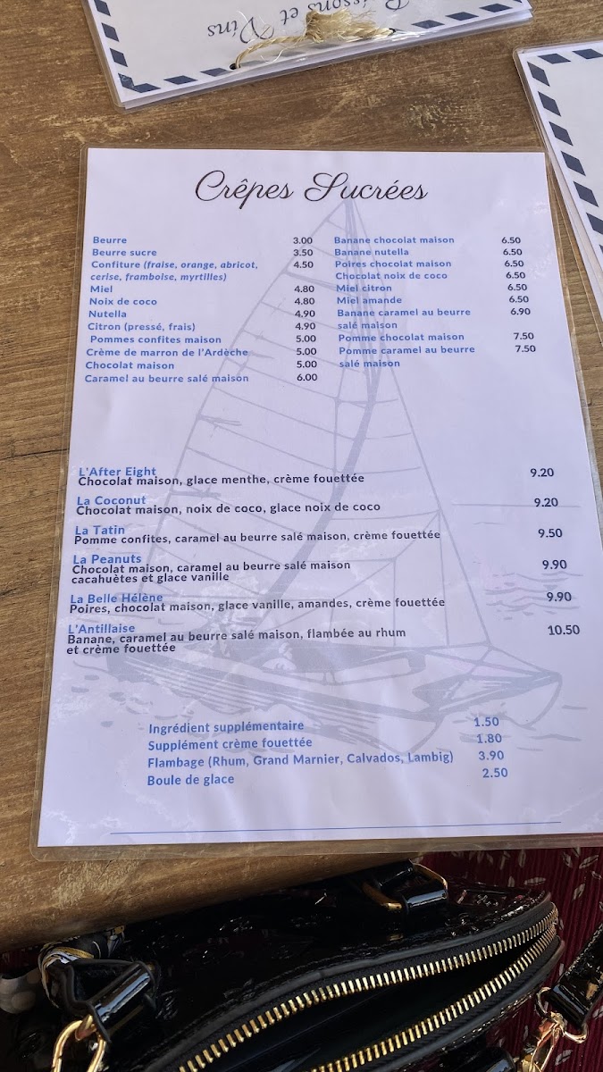 L'effet mer Photo Menu 9