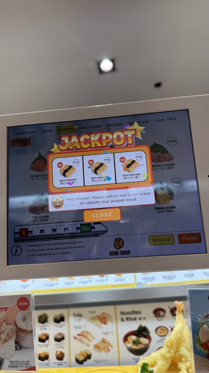 Genki Sushi Photo Menu 4
