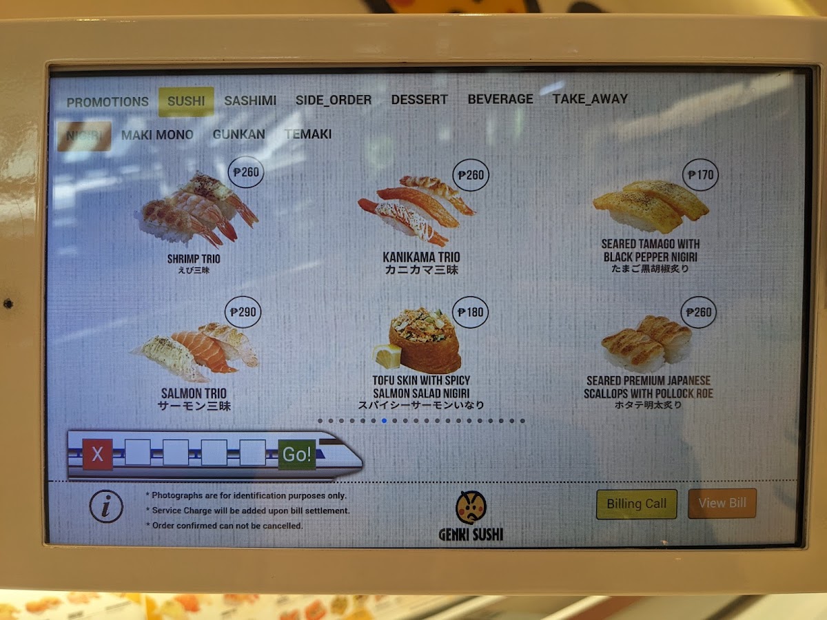 Genki Sushi Photo Menu 8