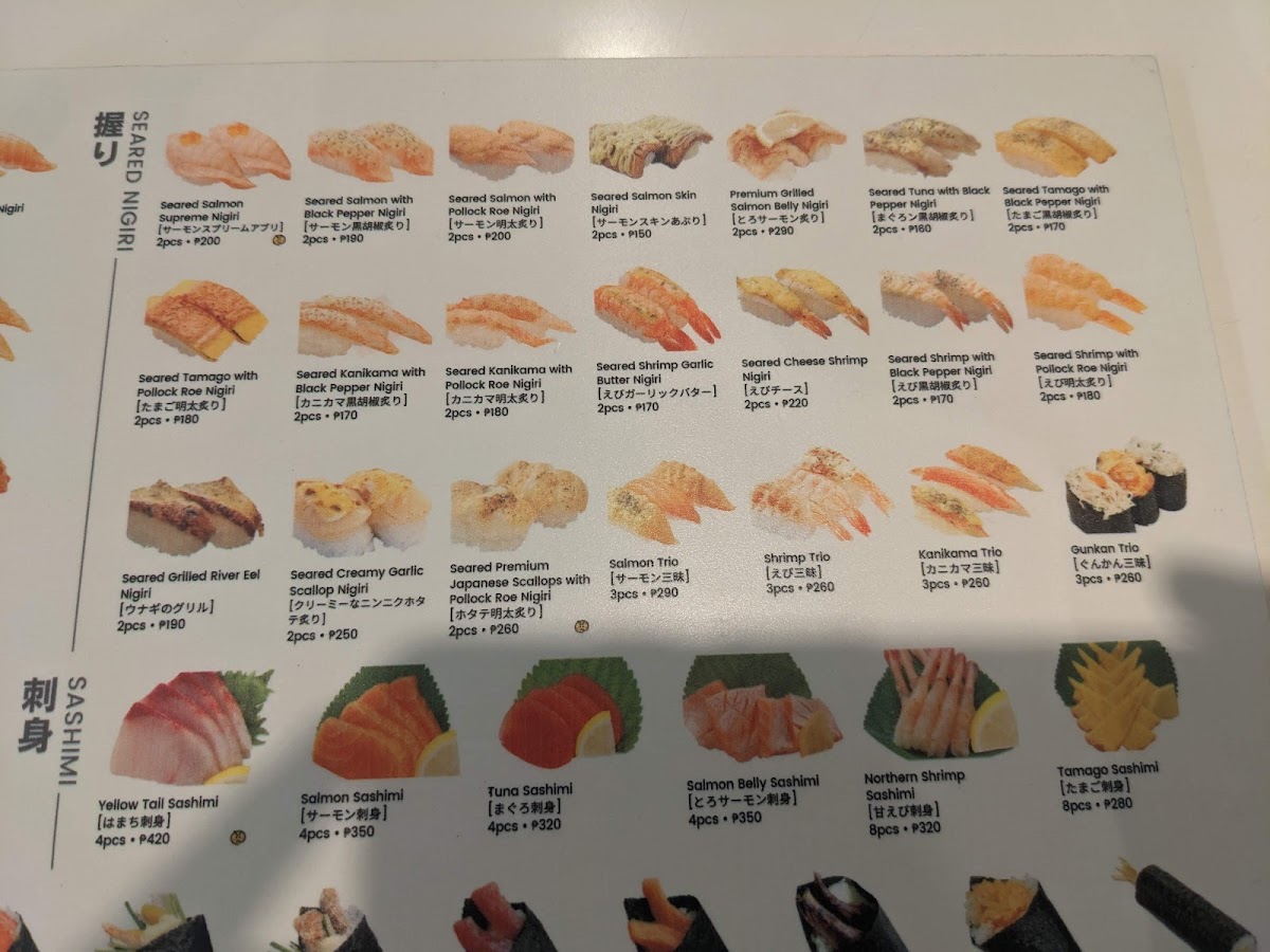 Genki Sushi Photo Menu 9