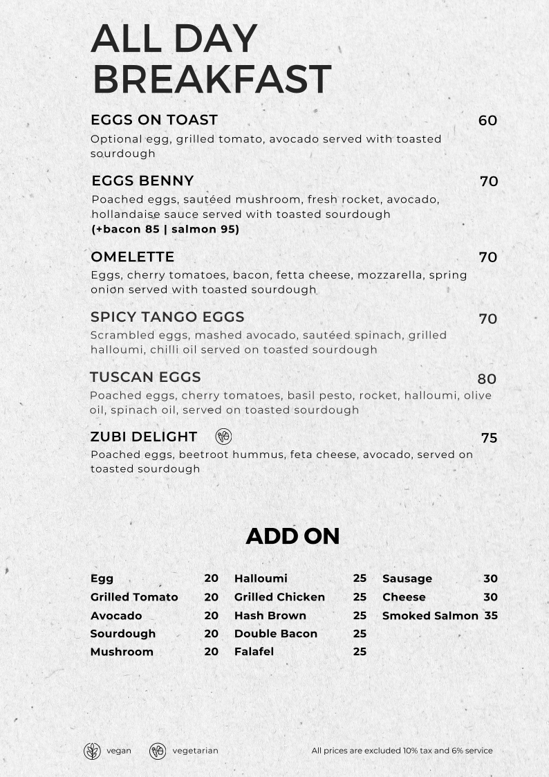 Zubi Photo Menu 2