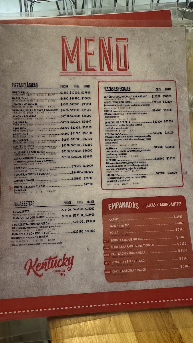 Kentucky Photo Menu 1