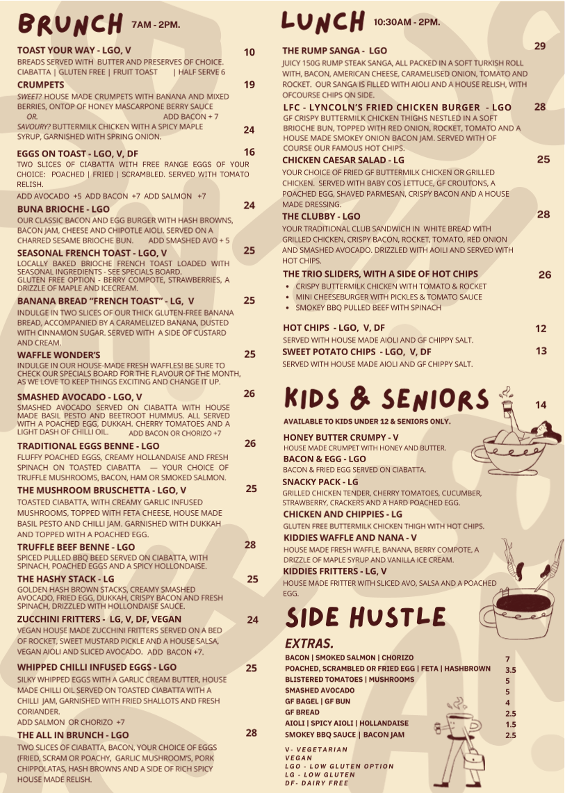 BUNA. Photo Menu 1
