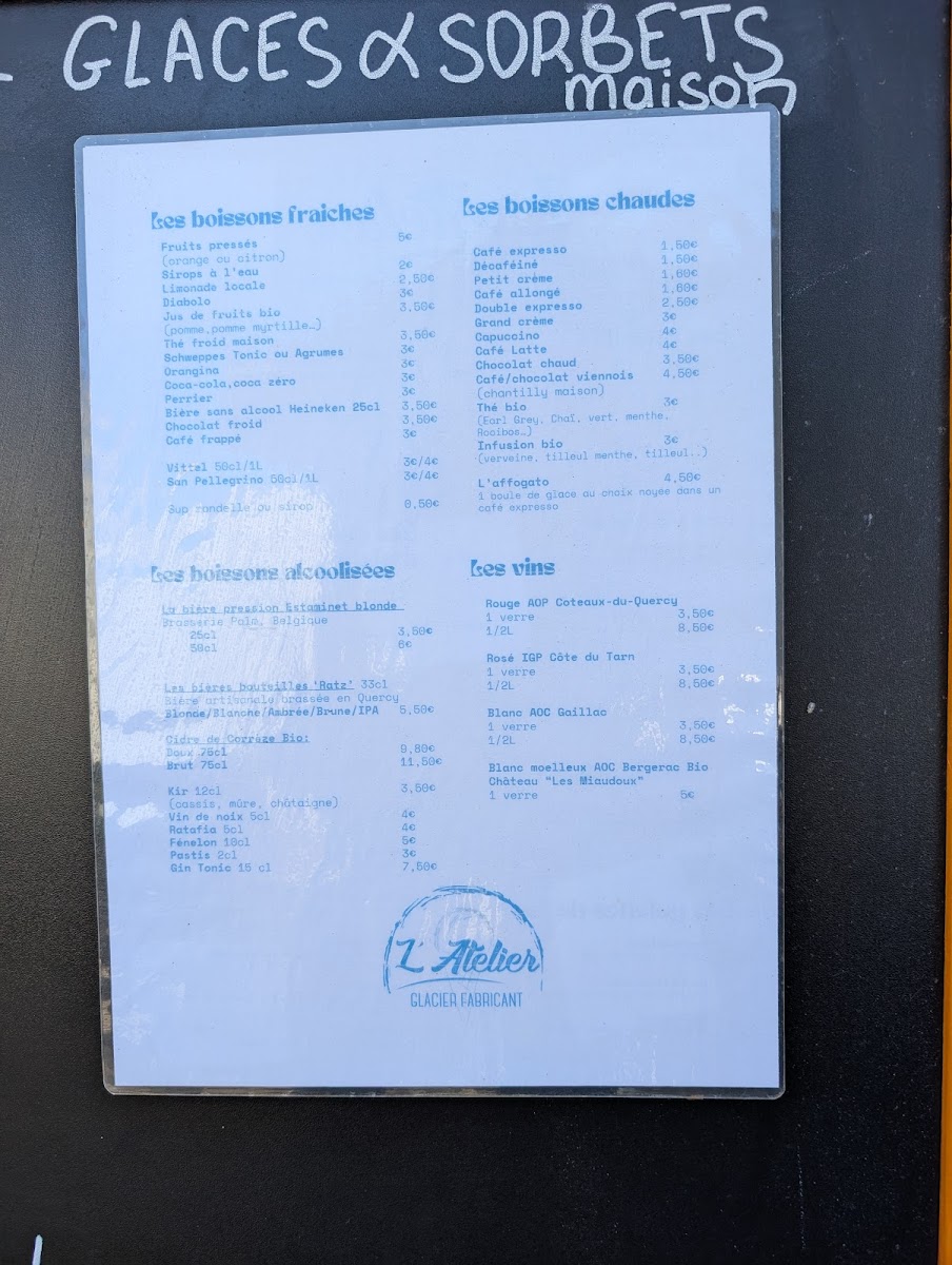 L’Atelier Photo Menu 7